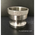 Accoppiamento Camlock con maniglia inossidabile